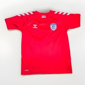 Hummel England Soccer Jersey Youth YM 12Y Red #3 Colchester